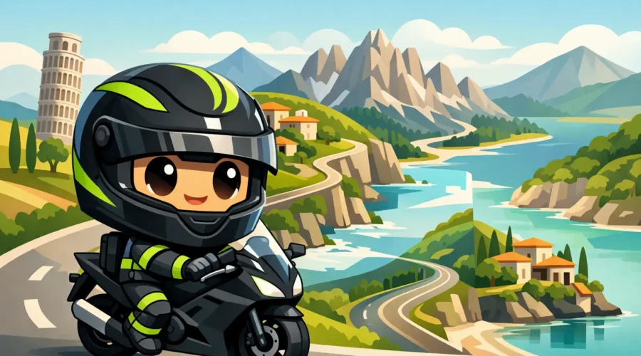 10 itinerari in moto spettacolari in Italia