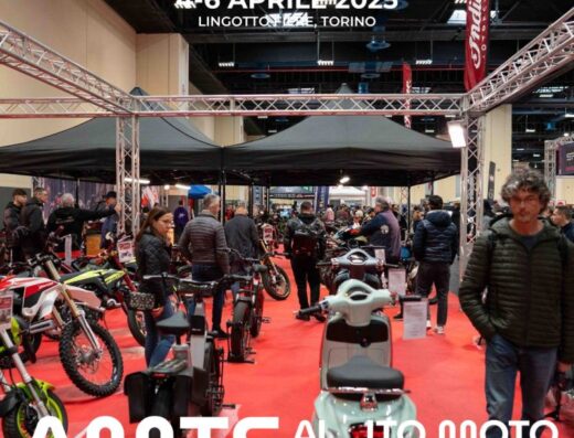 AMTS Auto Moto Turin Show: esposizione di moto, scooter elettrici e accessori al Lingotto Fiere di Torino, 4-6 Aprile 2025