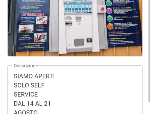 AUTOLAVAGGIO CASTELLO