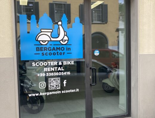 Bergamo in scooter