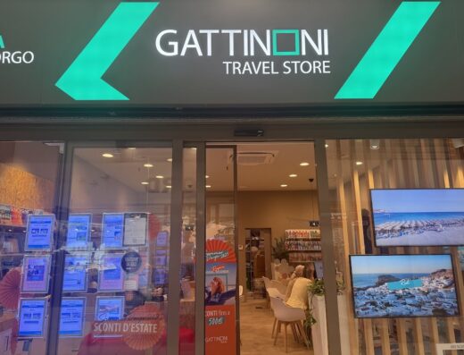 Foto del negozio Gattinoni Travel Store a Bologna Centro Borgo, con promozioni viaggi estivi e offerte speciali per i clienti.