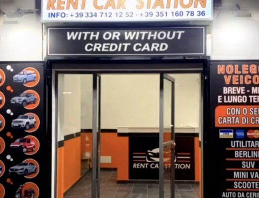 RENT CAR STATION – ANCHE SENZA CARTA DI CREDITO -RENT CAR – SCOOTER – NOLEGGIO SCOOTER – DEPOSITO BAGAGLI – LUGGAGE STORAGE