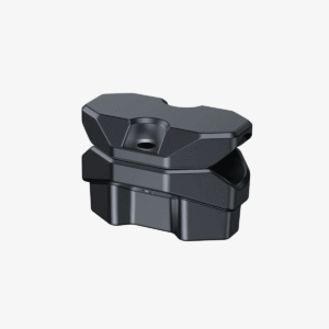 Supporto crossbar moto JADO in alluminio, staffa a morsetto Ø12–16 mm per accessori da viaggio e montaggio sicuro su moto.