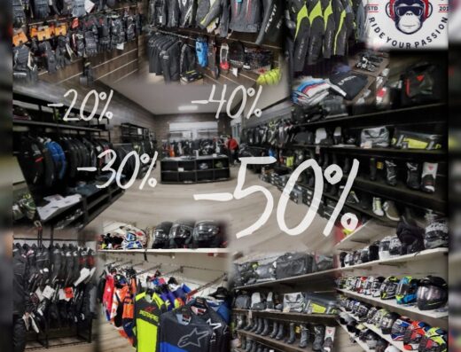 Top Motor S.r.l: esposizione di abbigliamento e accessori moto in offerta (-20%, -30%, -40%, -50%). Caschi, guanti, giacche, stivali e altro per motociclisti e viaggi in moto.