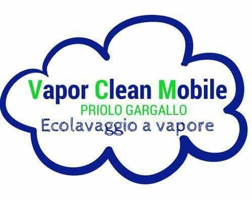 Logo di Vapor Clean Mobile, servizio di ecolavaggio a vapore a Priolo Gargallo. Soluzione mobile per la pulizia di moto e accessori.