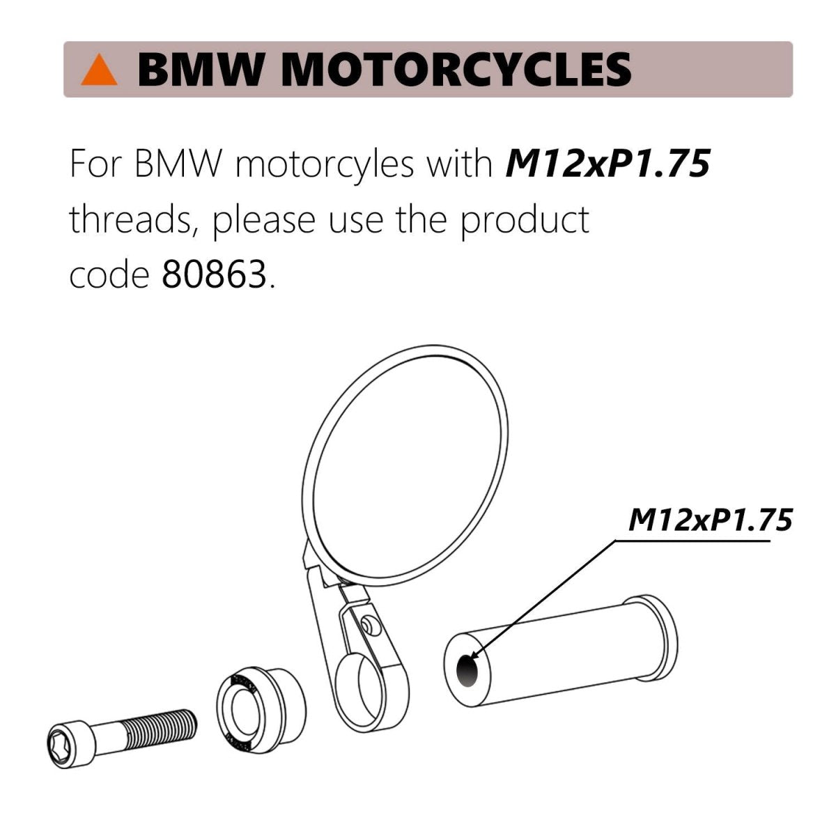 Adattatori specchietti bar-end a manubrio - BMW RnineT Daytona - Quali 6 Adattatori specchietti bar-end a manubrio - BMW RnineT Daytona - Quali - immagine 6