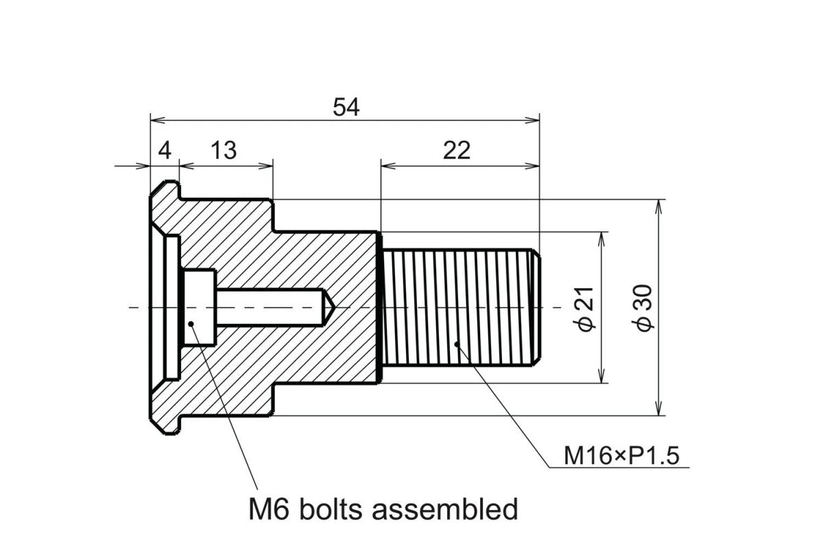 Adattatori specchietti bar-end a manubrio - YAMAHA 1 2 Adattatori specchietti bar-end a manubrio - YAMAHA 1 - immagine 2