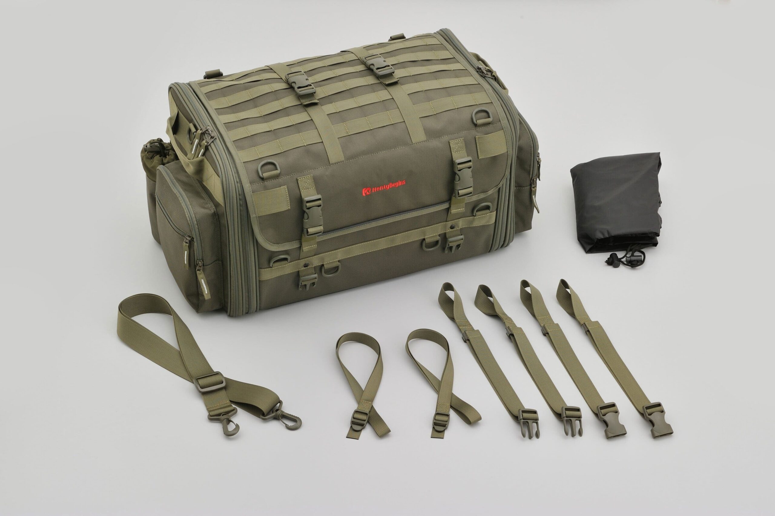 Borsa da sella "HENLYBEGINS" 53-70L DH-765 KHAKI Daytona - Qualità Pro 1 Borsa da sella "HENLYBEGINS" 53-70L DH-765 KHAKI Daytona - Qualità Pro