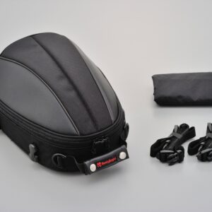 Borsa da sella "HENLYBEGINS" DH-723 , 6 lt - Nero Daytona - Qualità Pr