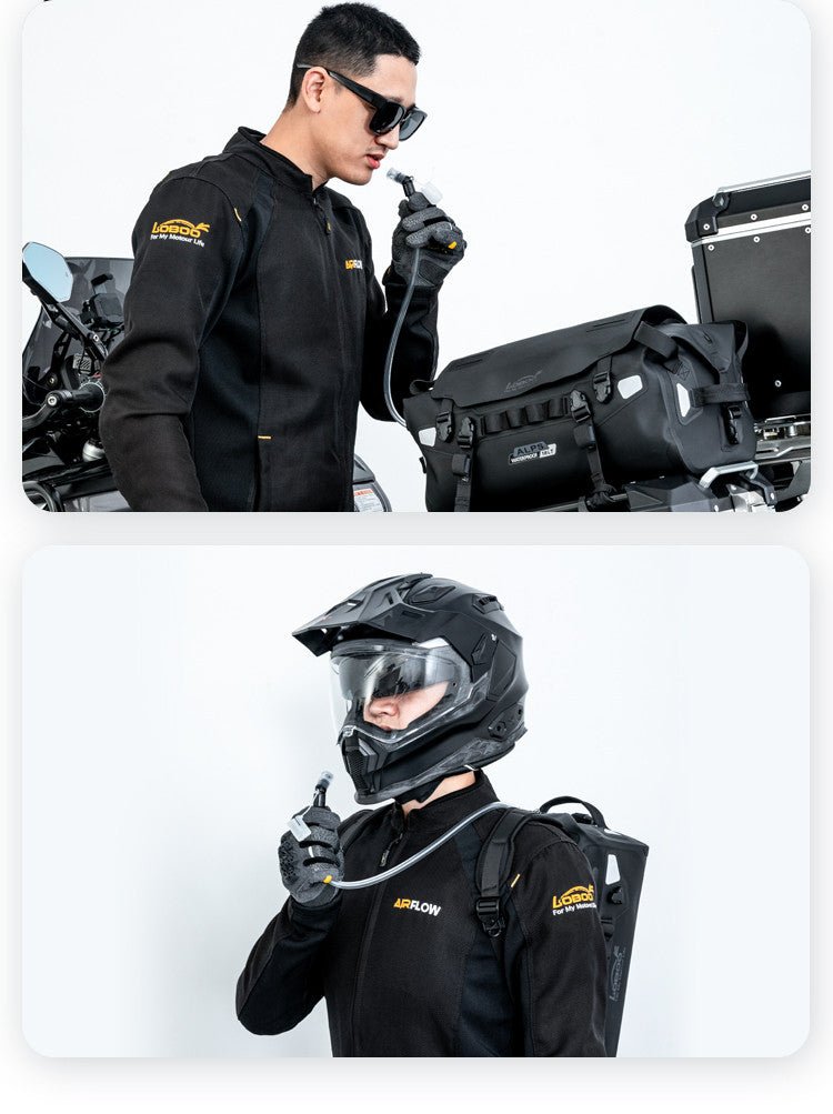 Borsa Posteriore aggiuntiva 18L TPU LOBOO ALPS 6 Borsa posteriore aggiuntiva 18L TPU LOBOO ALPS per moto, ideale per viaggi e avventure in moto. Accessorio impermeabile e resistente per motociclisti.