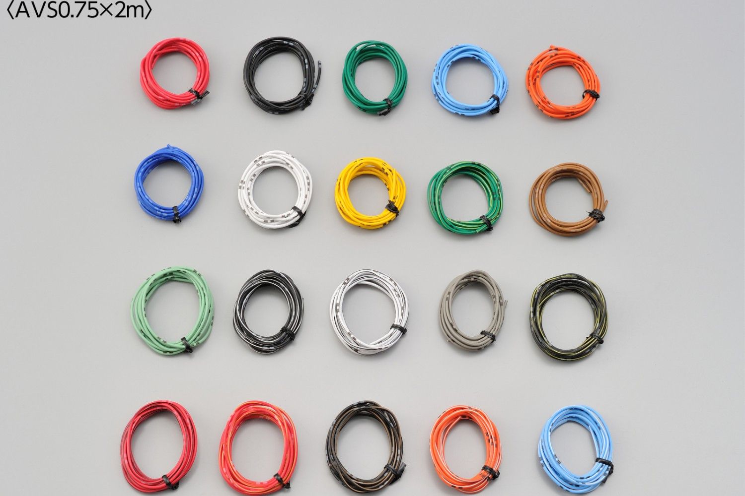 Filo elettrico AWG18 (AVS0.75sq) 2M Daytona - Qualità Professionale 1 Filo elettrico AWG18 (AVS0.75sq) 2M Daytona - Qualità Professionale