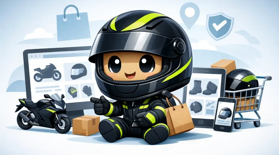 Come scegliere un negozio accessori moto online