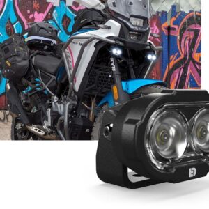 Coppia faretti DENALI DL-2 con tecnologia DataDim 2 LED fascio luminos