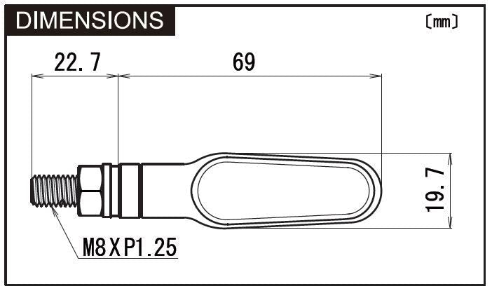 Cp.indicatori direzione alluminio LED "D-LIGHT" - E-MARKED Daytona - Q 3 Cp.indicatori direzione alluminio LED "D-LIGHT" - E-MARKED Daytona - Q - immagine 3