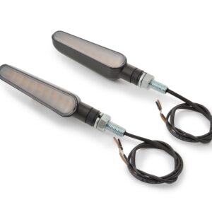 Cp.indicatori direzione alluminio LED "RAY" luce sequenziale, anterior