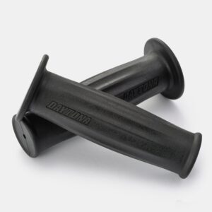 Cp.manopole GRIPPY GRIP GGDI-ARC I, nero, finale chiuso (manubri 25,4m