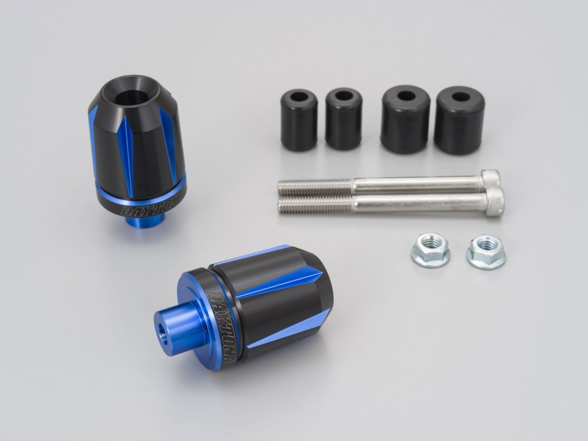 Cp.stabilizzatori finali manubrio anodizzati "TKM-2" Daytona - Qualità 2 Cp.stabilizzatori finali manubrio anodizzati "TKM-2" Daytona - Qualità - immagine 2