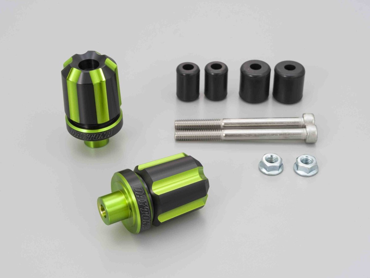 Cp.stabilizzatori finali manubrio anodizzati "TKM-3" Daytona - Qualità 3 Cp.stabilizzatori finali manubrio anodizzati "TKM-3" Daytona - Qualità - immagine 3