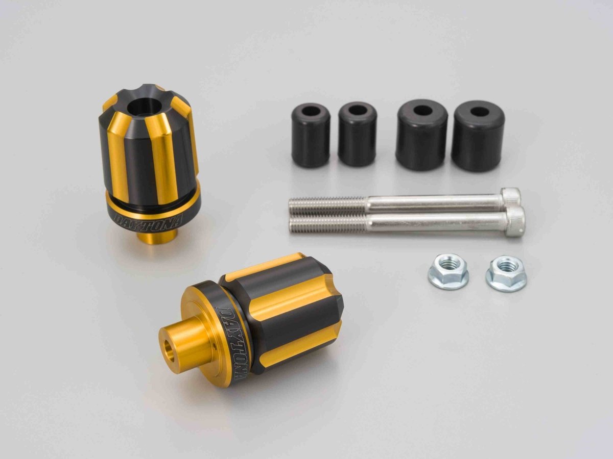 Cp.stabilizzatori finali manubrio anodizzati "TKM-3" Daytona - Qualità 2 Cp.stabilizzatori finali manubrio anodizzati "TKM-3" Daytona - Qualità - immagine 2
