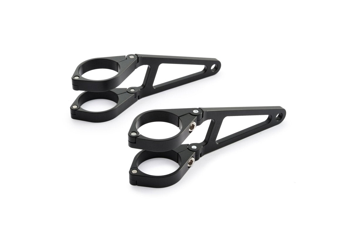 Cp.staffe supporto fanali in CNC - lunga 101,5mm. 4 Cp.staffe supporto fanali in CNC - lunga 101,5mm. - immagine 4