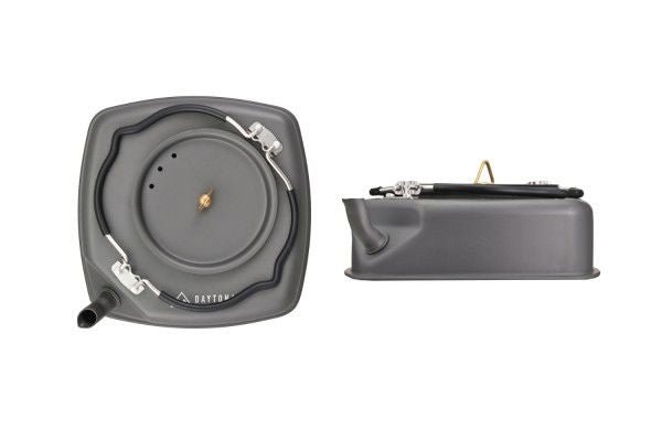 Daytona Bollitore Quadrato in Alluminio - Design Compatto per Campeggi 6 Daytona Bollitore Quadrato in Alluminio - Design Compatto per Campeggi - immagine 6
