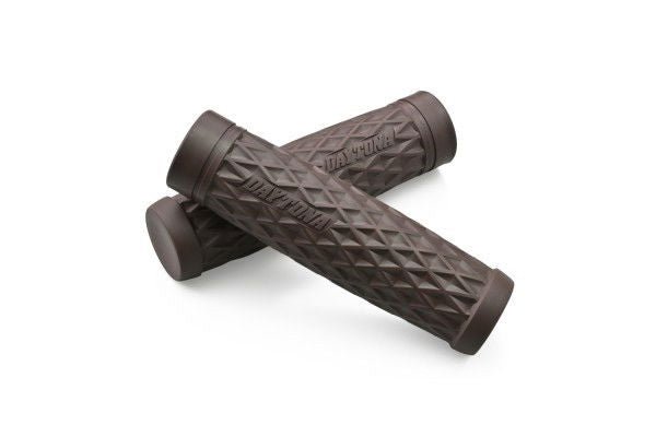 Daytona Manopole GGDI-GRID FOR1 - 127 mm, Finale Chiuso - Nero, Marron 3 Daytona Manopole GGDI-GRID FOR1 - 127 mm, Finale Chiuso - Nero, Marron - immagine 3
