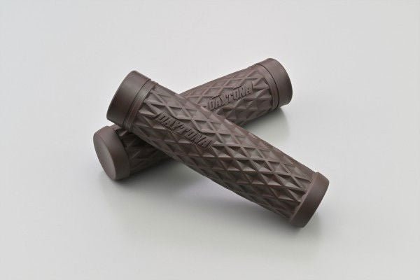 Daytona Manopole GGDI-GRID FOR1 - 127 mm, Finale Chiuso - Nero, Marron 2 Daytona Manopole GGDI-GRID FOR1 - 127 mm, Finale Chiuso - Nero, Marron - immagine 2