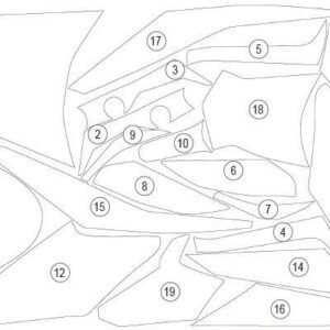 Eazi-Grip Pellicola Protettiva Carene per Triumph Speed Triple 1200 RS