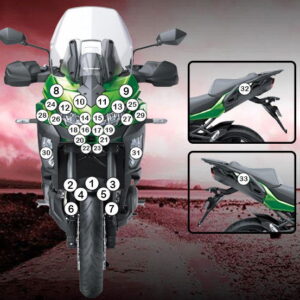EAZI GRIP Pellicola protettiva Kawasaki VERSYS 1100 2025 Eazi-Grip / E
