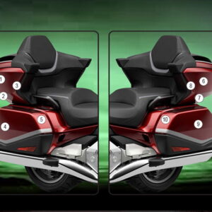 Eazi-Grip Protezione per valigie laterali Honda GOLDWING '21- Eazi-Gri