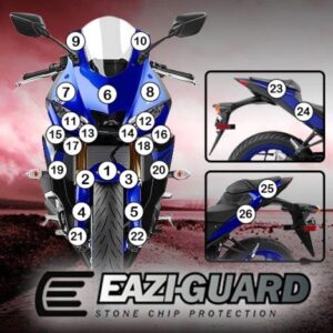Pellicola adesiva moto yamaha yzf-r3/r25 2019-2020 Eazi-Grip / Eazi-Gu