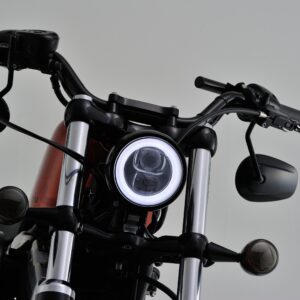 Fanale anteriore a LED "CAPSULE120" - montaggio inferiore, E-MARKED Da