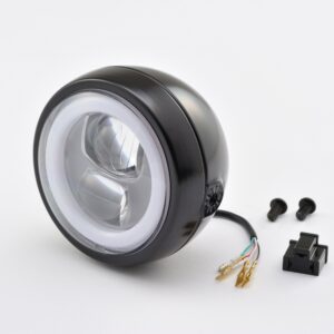 Fanale anteriore a LED "CAPSULE120" - montaggio laterale, E-MARKED Day