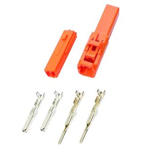 Kit connettori frecce HONDA 2 pin, 050-TYPE, arancione Daytona - Quali