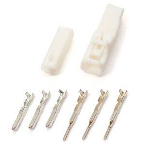 Kit connettori frecce HONDA 3 pin, 050-TYPE, bianco Daytona - Qualità