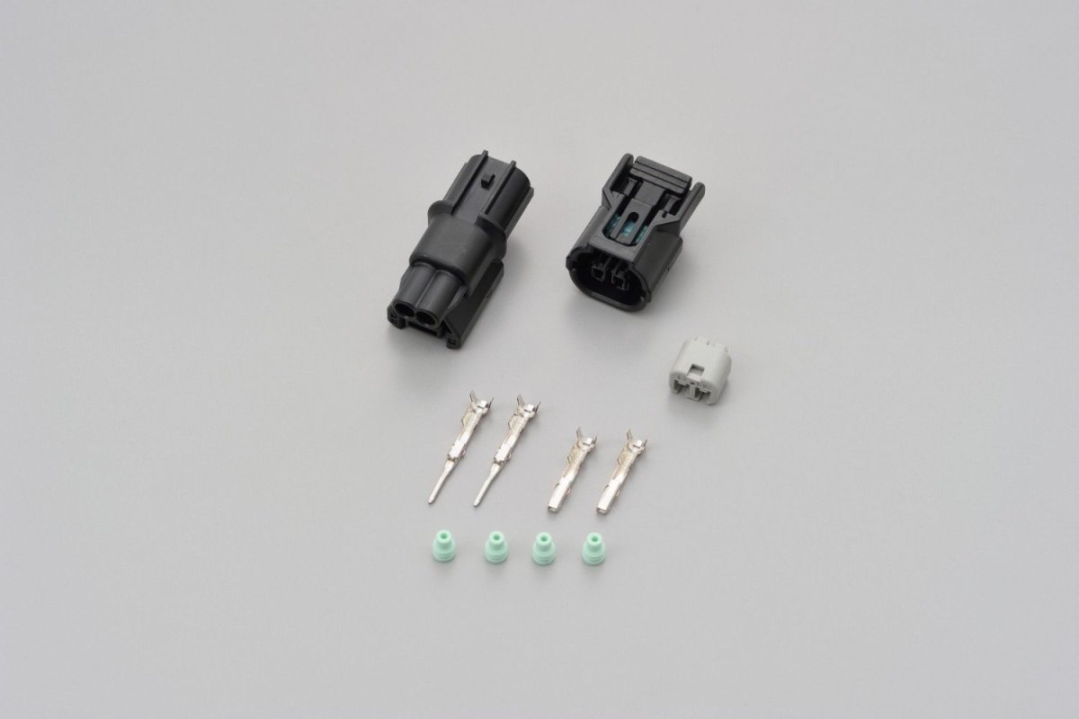 Kit connettori frecce KAWASAKI 2 pin, 040-TYPE Daytona - Qualità Profe 2 Kit connettori frecce KAWASAKI 2 pin, 040-TYPE Daytona - Qualità Profe - immagine 2