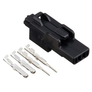 Kit connettori frecce KAWASAKI 2 pin, nero Daytona - Qualità Professio