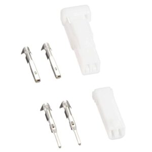 Kit connettori frecce SUZUKI 2 pin, bianco Daytona - Qualità Professio