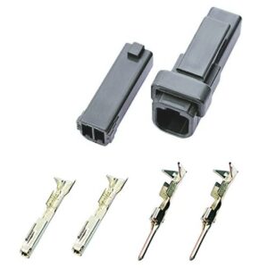 Kit connettori frecce SUZUKI 2 pin, grigio Daytona - Qualità Professio