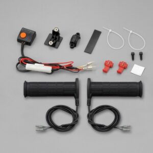 Kit manopole riscaldate moto/custom manubri 25,4mm - terminale chiuso/
