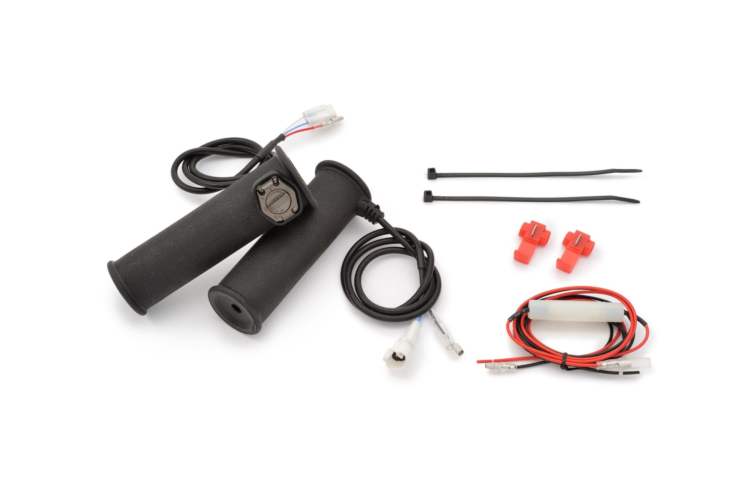 Kit manopole riscaldate manubri 25,4mm terminale chiuso/controllo mecc 1 Kit manopole riscaldate manubri 25,4mm terminale chiuso/controllo mecc