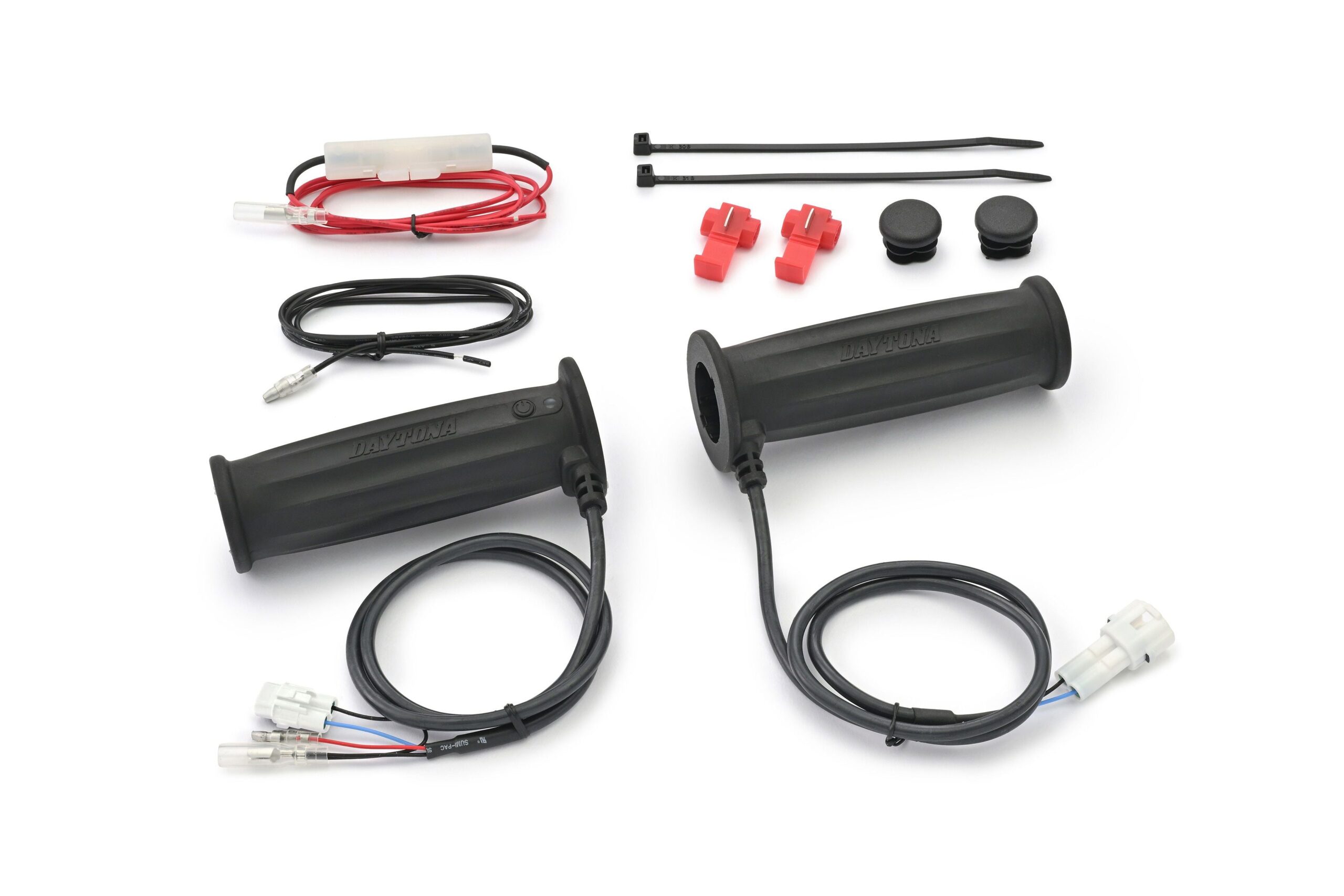 Kit manopole riscaldate per 22,2 mm - terminale aperto Daytona - Quali 1 Kit manopole riscaldate per 22,2 mm - terminale aperto Daytona - Quali
