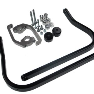 Kit montaggio paramani colore nero- due punti di fissaggio: APRILIA SH