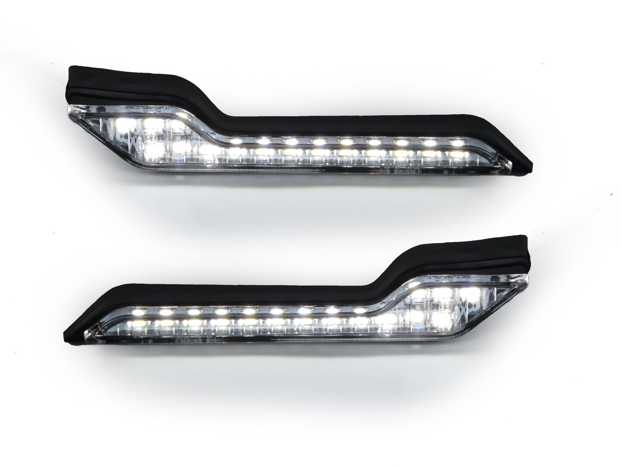 Luce di posizione a LED per paramani colore bianco (kit da 2 pezzi) Ba 1 Luce di posizione a LED per paramani colore bianco (kit da 2 pezzi) Ba