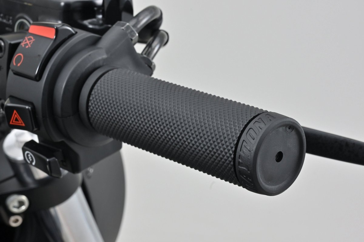 Manopole moto GRIPPY GRIP GGDI-BASE, nero, finale chiuso (manubri 25,4 3 Manopole moto GRIPPY GRIP GGDI-BASE, nero, finale chiuso (manubri 25,4 - immagine 3