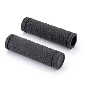 Manopole moto GRIPPY GRIP GGDI-BASE, nero, finale chiuso (manubri 25,4