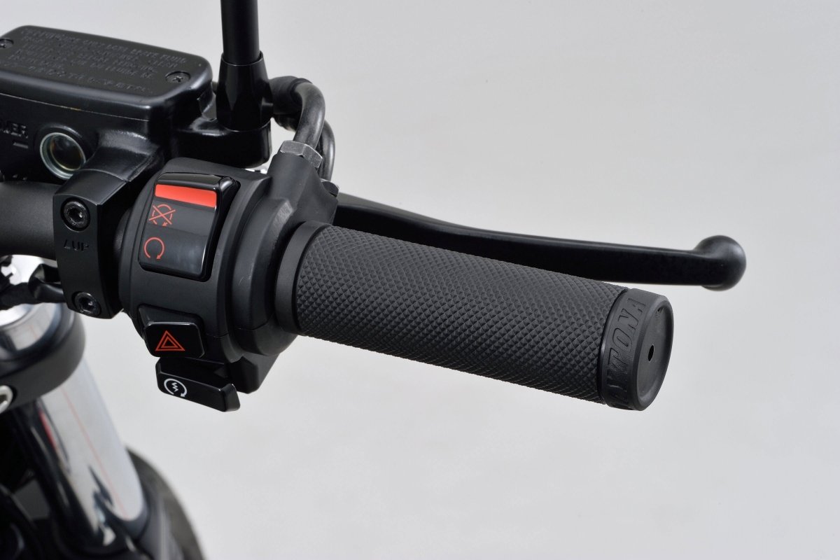 Manopole moto GRIPPY GRIP GGDI-BASE, nero, finale chiuso (manubri 25,4 2 Manopole moto GRIPPY GRIP GGDI-BASE, nero, finale chiuso (manubri 25,4 - immagine 2
