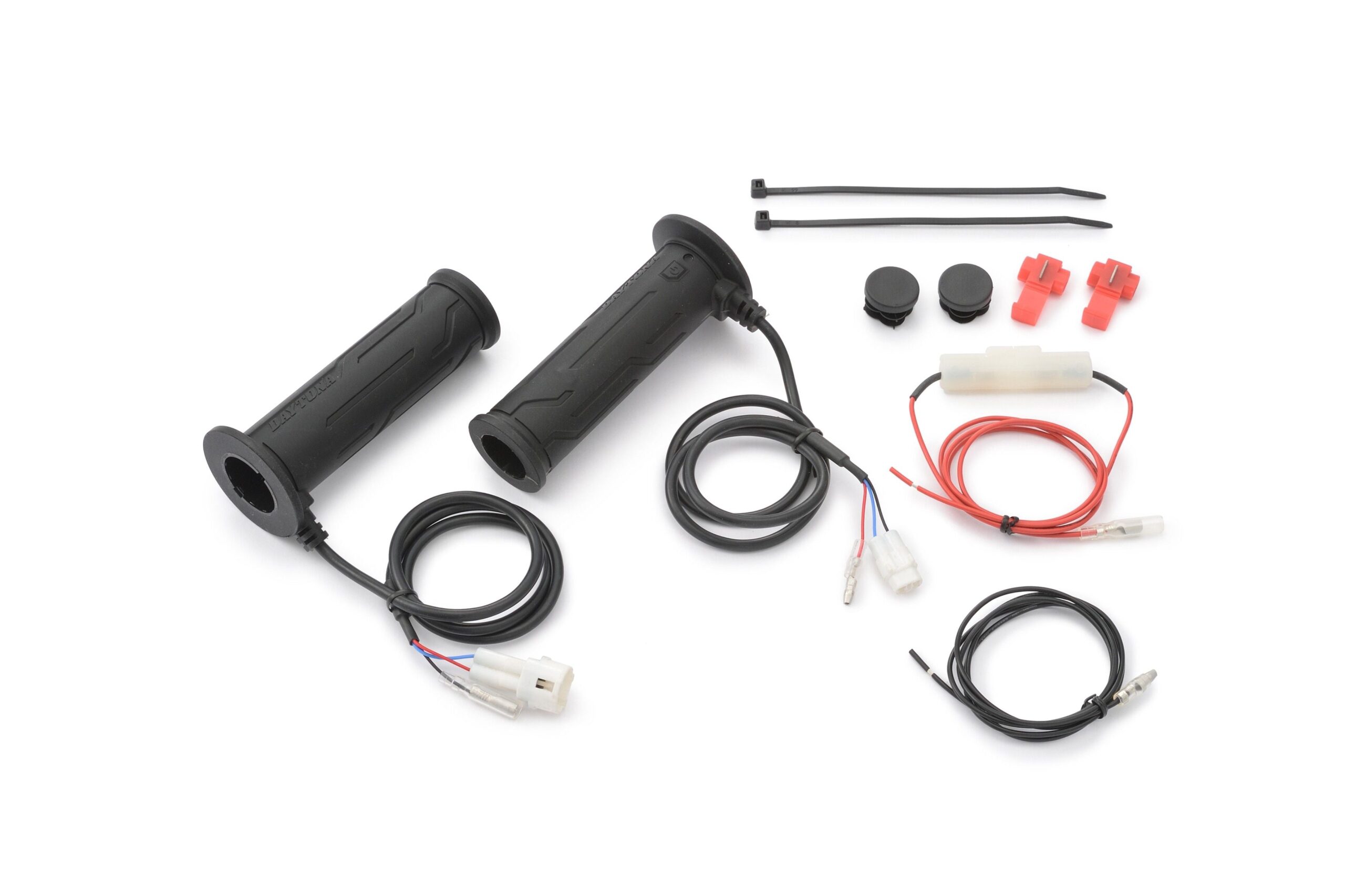 Kit manopole riscaldate moto manubri 22,2mm terminale aperto/controllo 1 Kit manopole riscaldate moto manubri 22,2mm terminale aperto/controllo