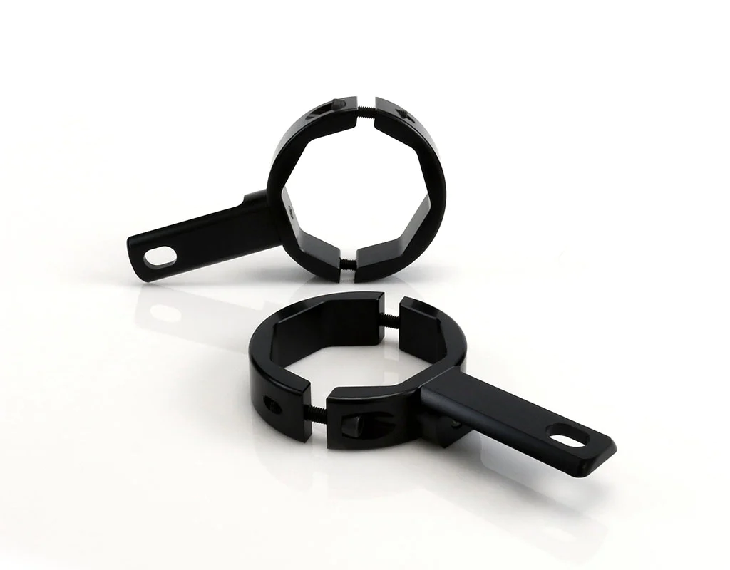 Morsetti montaggio fanale anteriore per barre 50-60mm DENALI - Sicurez 1 Morsetti montaggio fanale anteriore per barre 50-60mm DENALI - Sicurez