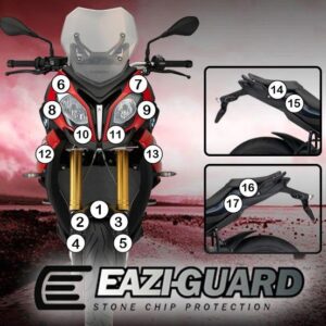 Pellicola adesiva moto bmw s 1000 xr 2015-2018 Eazi-Grip / Eazi-Guard